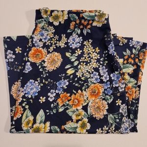 NY Collection Floral Skirt